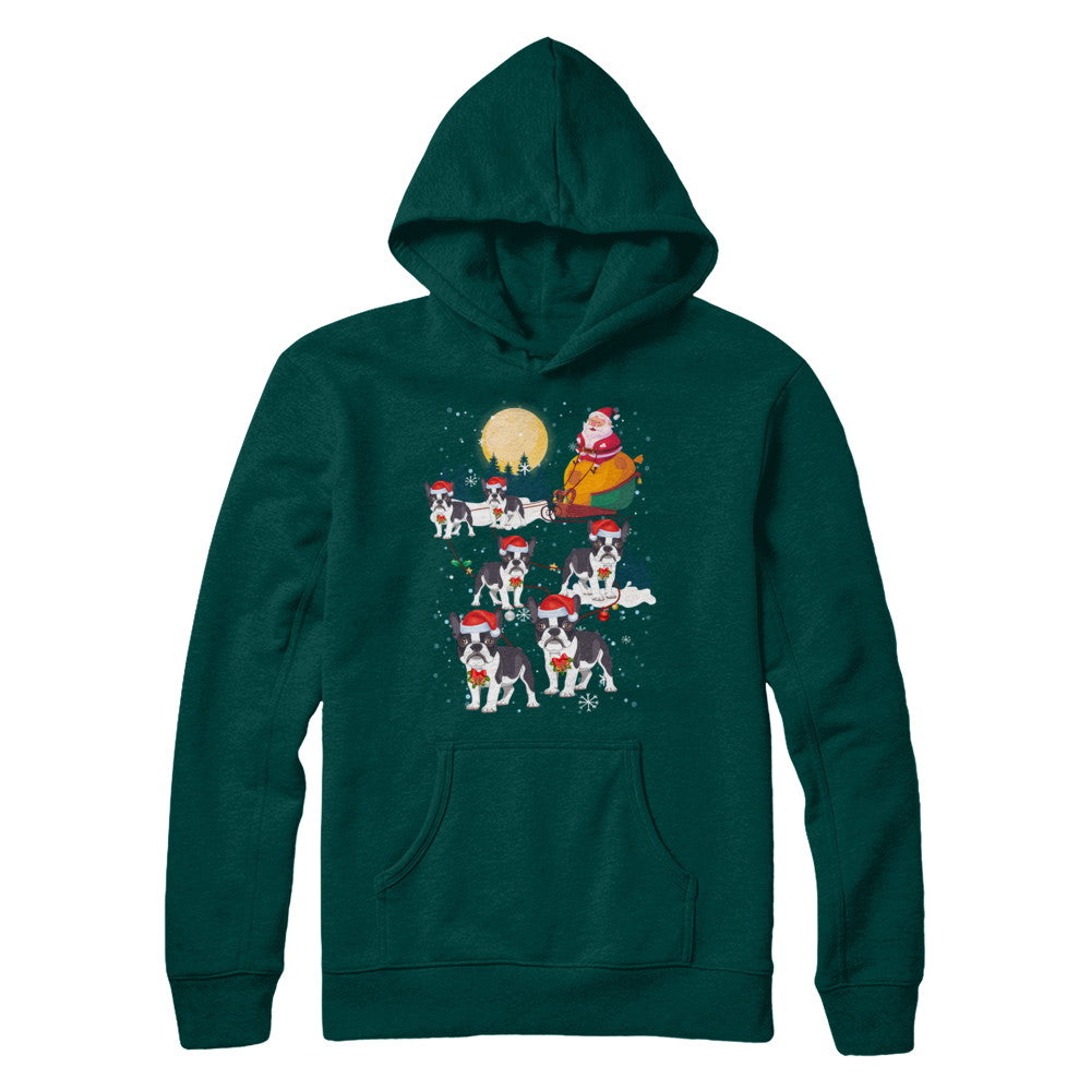 Dog Reindeer Bulldog Christmas Gift T-Shirt & Sweatshirt | Teecentury.com