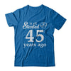 45Th Wedding Anniversary Married Couples 1977 Husband Wife T-Shirt & Hoodie | Teecentury.com