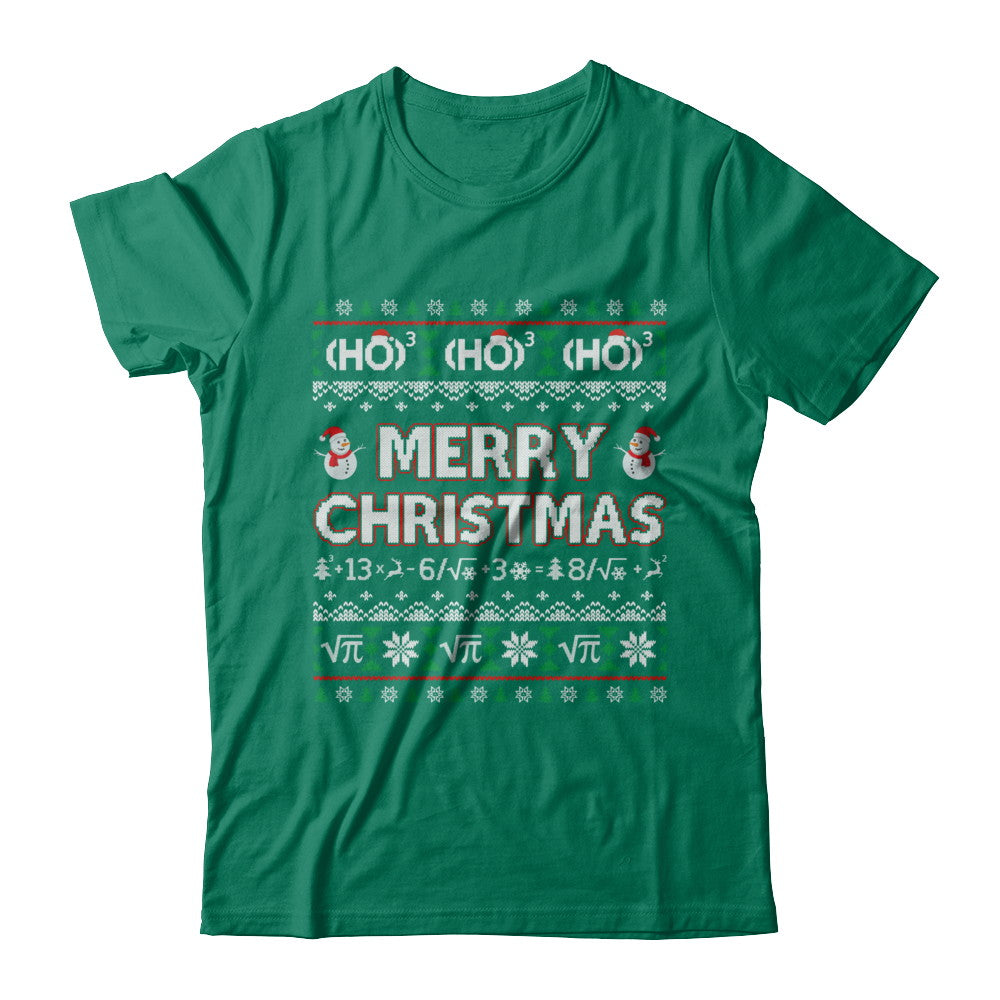 Merry Christmath Funny Math Christmas Ugly Sweaters T-Shirt & Sweatshirt | Teecentury.com