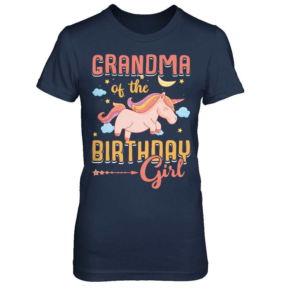Grandma Of The Birthday Girl Unicorn T-Shirt & Hoodie | Teecentury.com