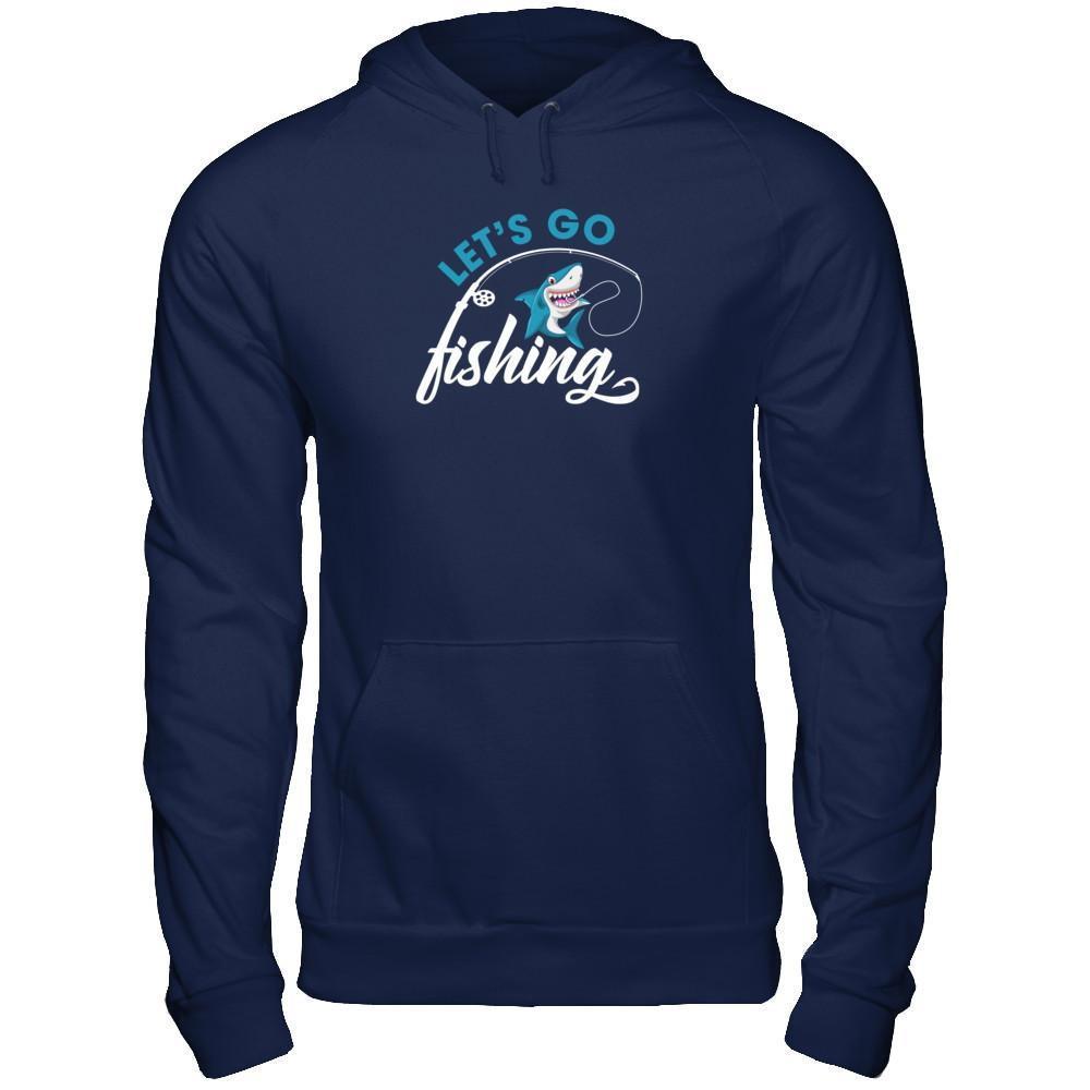 Let's Go Fishing Shark Lovers T-Shirt & Tank Top | Teecentury.com