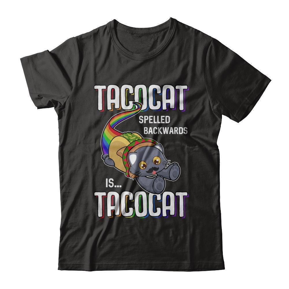 Funny Taco Cat Tacocat Spelled Backwards Is Tacocat Cat T-Shirt & Hoodie | Teecentury.com