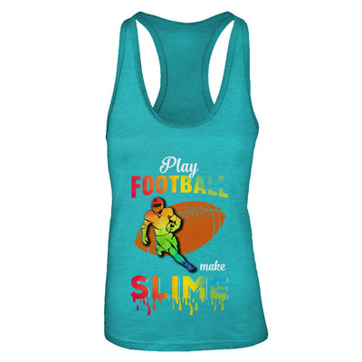 Play Football Make Slime Watercolor For Girl Women T-Shirt & Tank Top | Teecentury.com