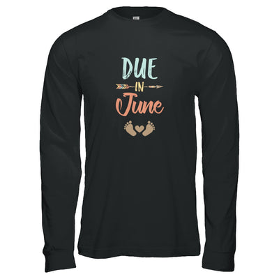 Due Date June 2022 Announcement Mommy Bump Pregnancy T-Shirt & Tank Top | Teecentury.com