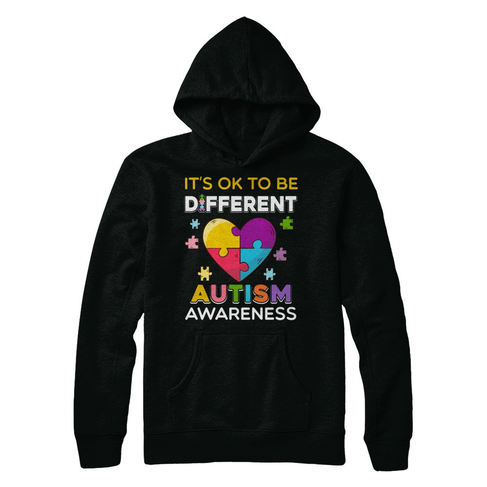 It's Ok To Be Different Autism Awareness Gift 2018 T-Shirt & Hoodie | Teecentury.com