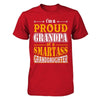 I'm A Proud Grandpa Of A Smartass Granddaughter T-Shirt & Hoodie | Teecentury.com