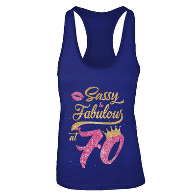 Sassy And Fabulous At 70th 1952 Birthday Gift T-Shirt & Tank Top | Teecentury.com