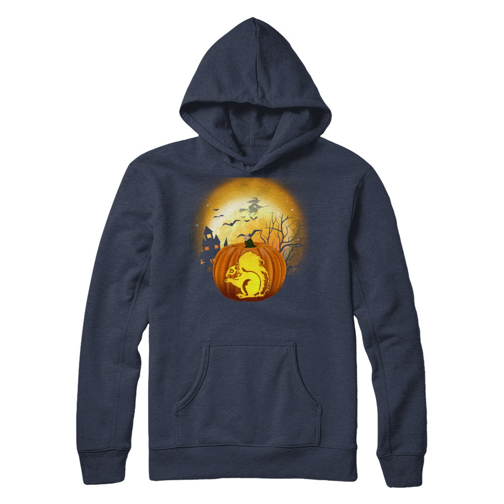 Pumpkin Squirrel Halloween Human Costume T-Shirt & Hoodie | Teecentury.com