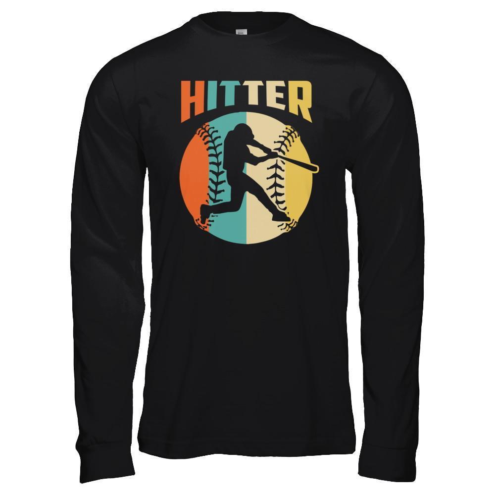 Classic Vintage Retro Style Hitter Baseball T-Shirt & Hoodie | Teecentury.com