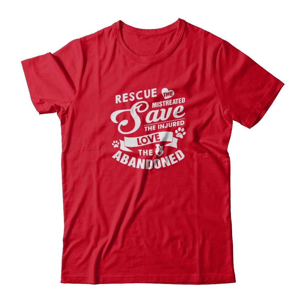 Rescue Save Love Animal Dog Lover Cat Lover Veterinarian T-Shirt & Tank Top | Teecentury.com