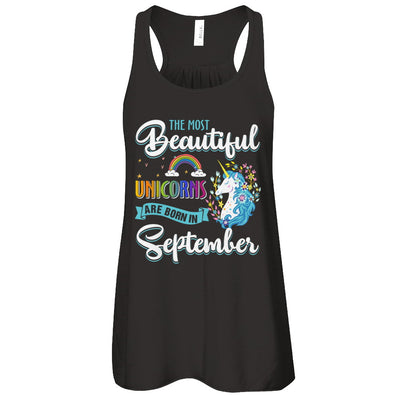The Most Beautiful Unicorns Are Born In September Birthday T-Shirt & Tank Top | Teecentury.com