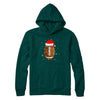 Santa Hat Football Christmas Gifts T-Shirt & Sweatshirt | Teecentury.com