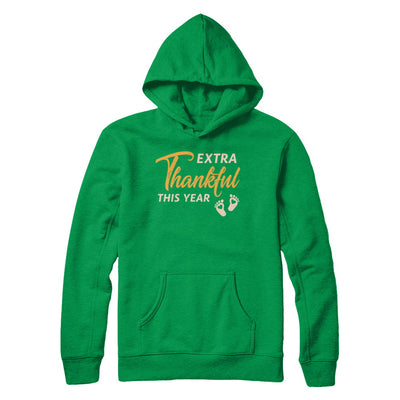 Extra Thankful This Year Pregnant Thanksgiving T-Shirt & Sweatshirt | Teecentury.com