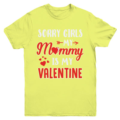 Funny Valentines Day Toddler Boy Mommy Is My Valentine Youth Youth Shirt | Teecentury.com