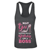 May Girl Stepping into my birthday like a boss Gift T-Shirt & Tank Top | Teecentury.com