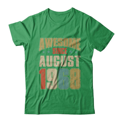 Vintage Retro Awesome Since August 1968 54th Birthday T-Shirt & Hoodie | Teecentury.com