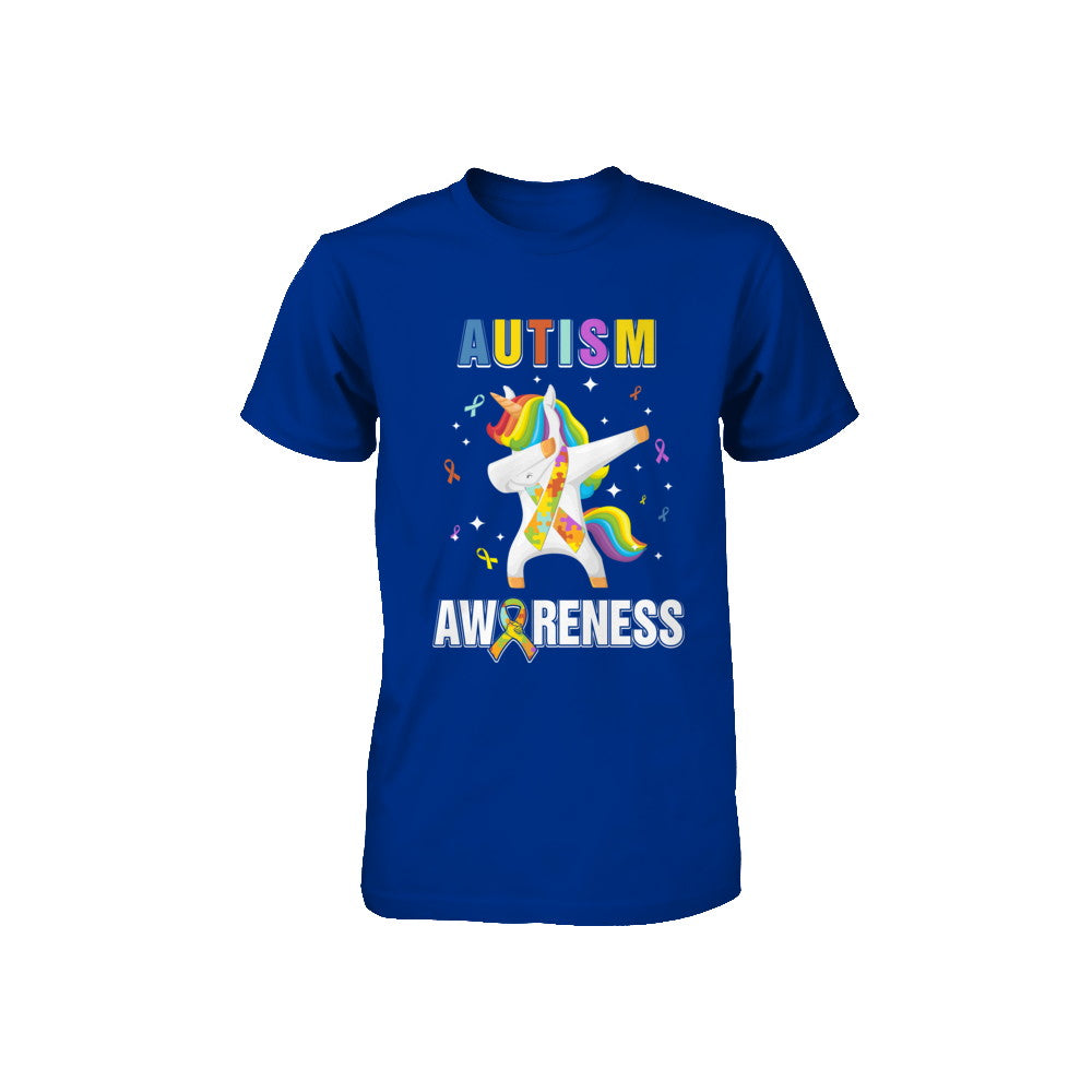 Inspirational Autism Awareness Unicorn Support Youth Youth Shirt | Teecentury.com