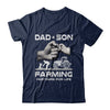 Farmer Dad And Son Farming Partners For Life Fathers Day T-Shirt & Hoodie | Teecentury.com