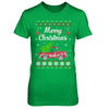 Snow Tree Truck Merry Christmas Ugly Sweater T-Shirt & Sweatshirt | Teecentury.com