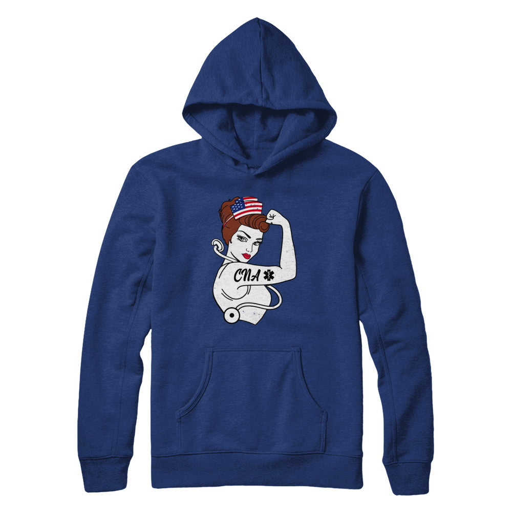 Nursing Strong Woman Cna Strong Nurse 4Th Of July T-Shirt & Hoodie | Teecentury.com