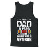 A Dad A Papa And A World War II Veteran Fathers Day T-Shirt & Hoodie | Teecentury.com