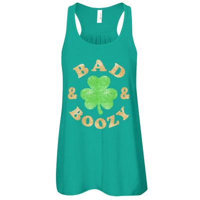 Bad And Boozy Funny St Patrick's Day T-Shirt & Tank Top | Teecentury.com