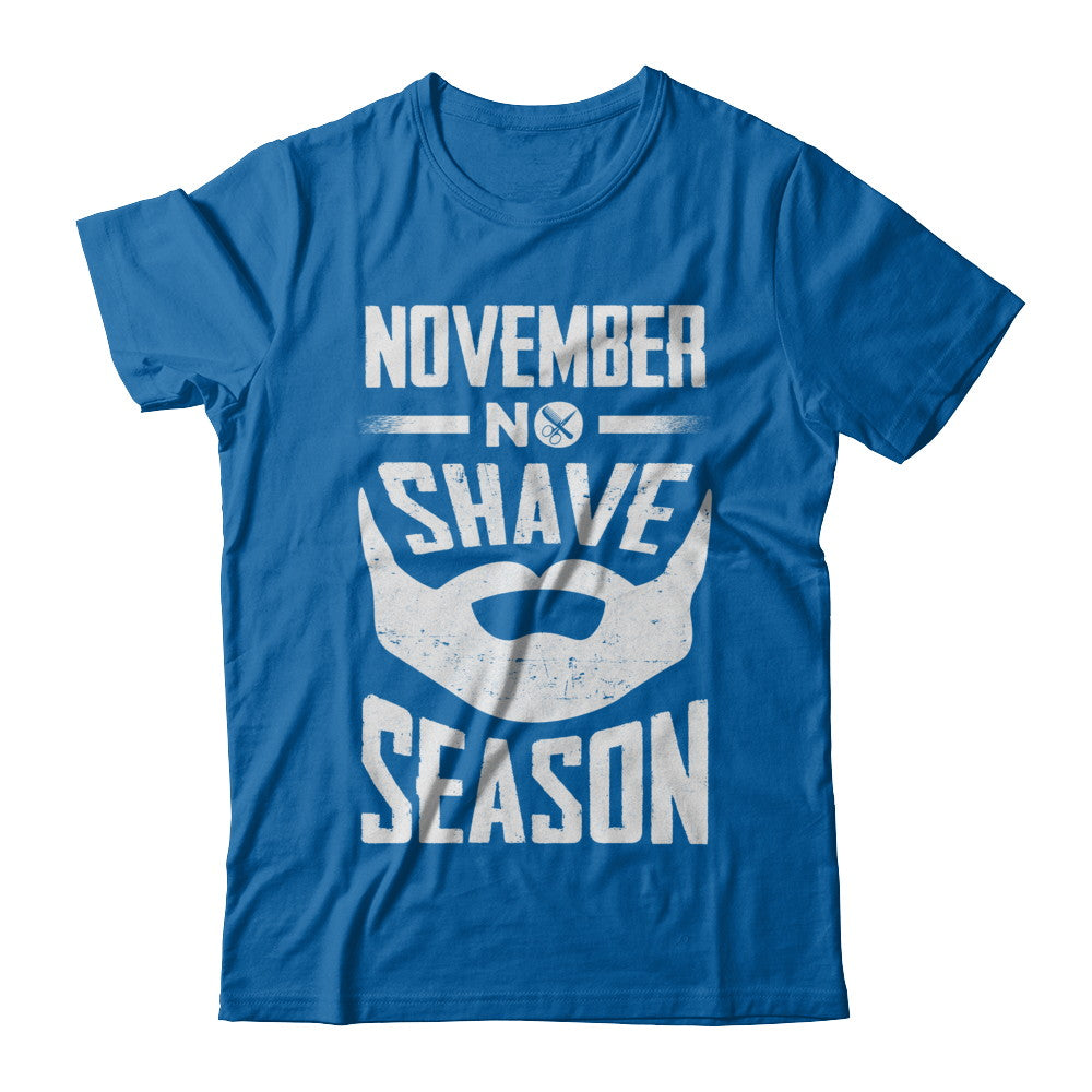 November No Shave Season Vintage Beard T-Shirt & Hoodie | Teecentury.com