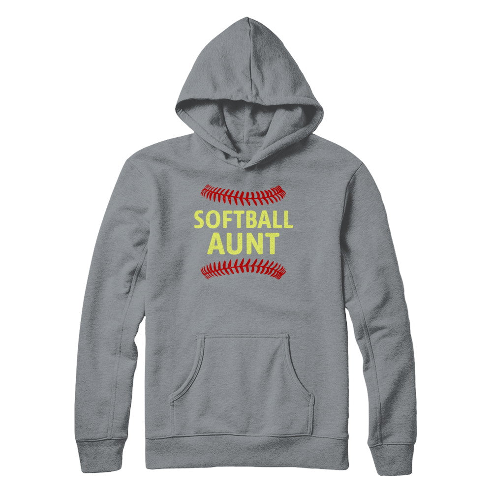 Softball Aunt T-Shirt & Hoodie | Teecentury.com