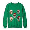 Cute Dog's Christmas Snowflakes Cat Claus T-Shirt & Sweatshirt | Teecentury.com