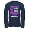 I Wear Purple For My Dad Pancreatic Cancer Son Daughter T-Shirt & Hoodie | Teecentury.com