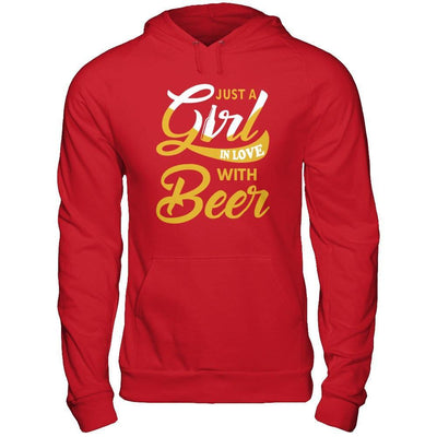 Just A Girl In Love With Beer T-Shirt & Hoodie | Teecentury.com