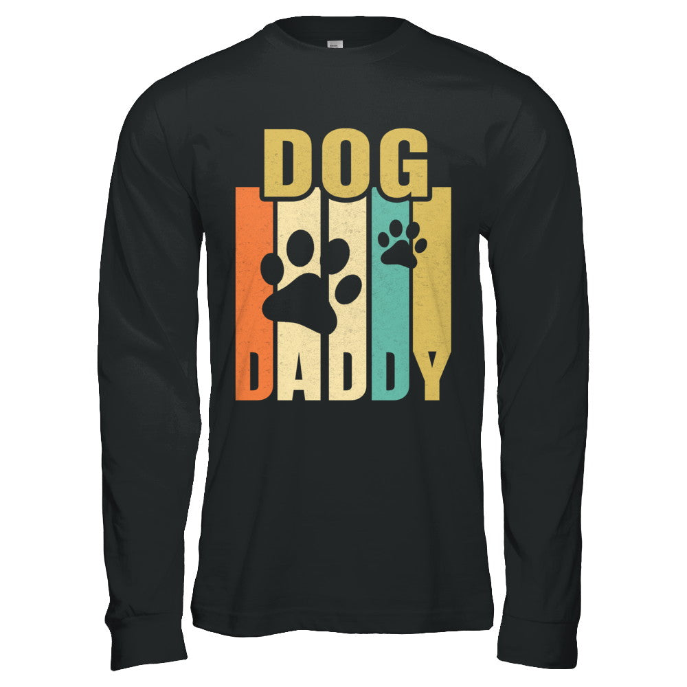 Retro Vintage Daddy Dog Father's Day Gift T-Shirt & Hoodie | Teecentury.com