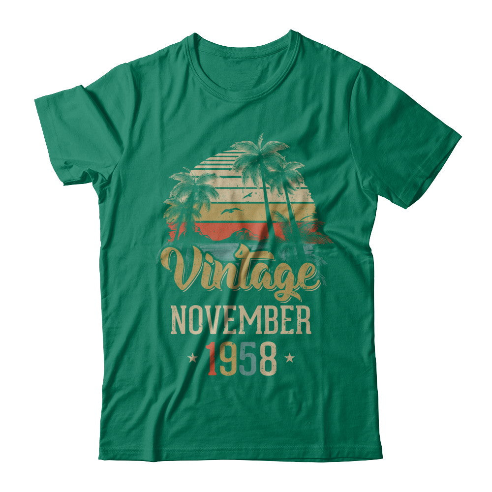 Retro Classic Vintage November 1958 64th Birthday Gift T-Shirt & Hoodie | Teecentury.com