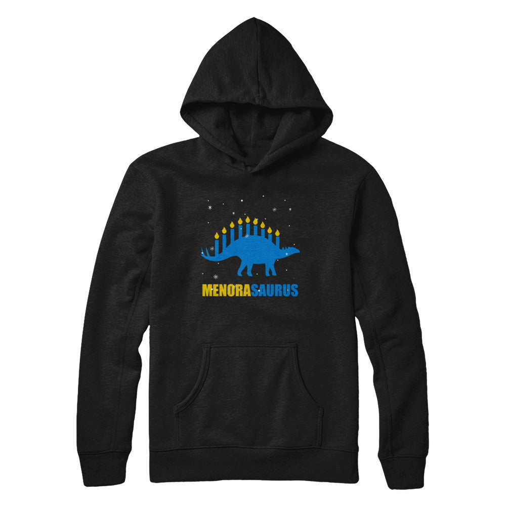 Funny Hanukkah Dinosaur Menorah Stegosaurus Menorasaurus T-Shirt & Sweatshirt | Teecentury.com