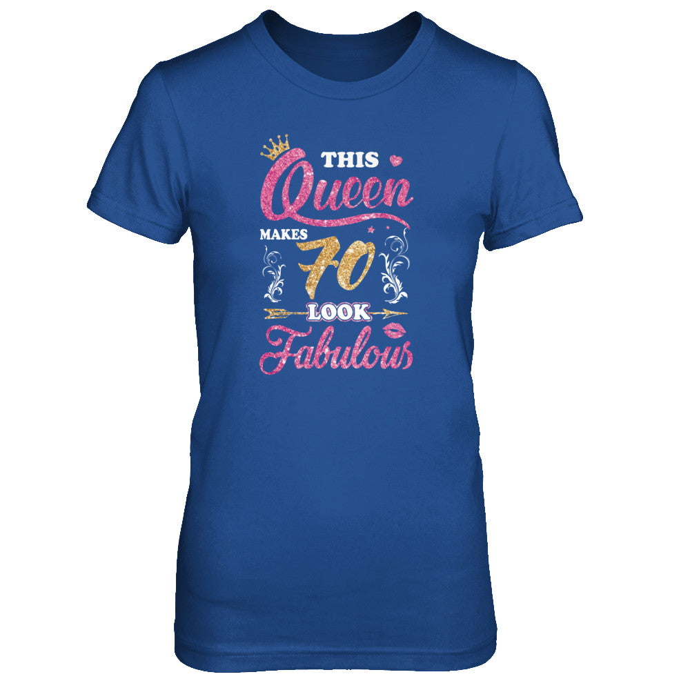 This Queen Makes 70 Look Fabulous 1952 70th Birthday T-Shirt & Tank Top | Teecentury.com