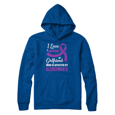 Alzheimer's Awareness Support Purple Girlfriend Boyfriend T-Shirt & Hoodie | Teecentury.com