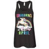 Unicorns Are Born In April Colorful Fun Birthday T-Shirt & Tank Top | Teecentury.com