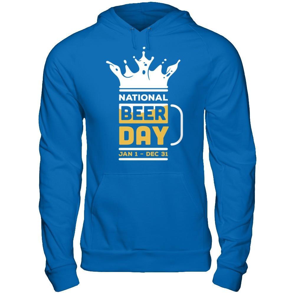 National Beer Day Jan 1 Dec 31 T-Shirt & Hoodie | Teecentury.com