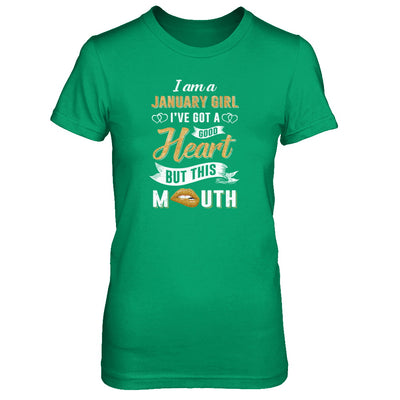 I Am A January Girl I've Got A Good Heart Birthday T-Shirt & Tank Top | Teecentury.com