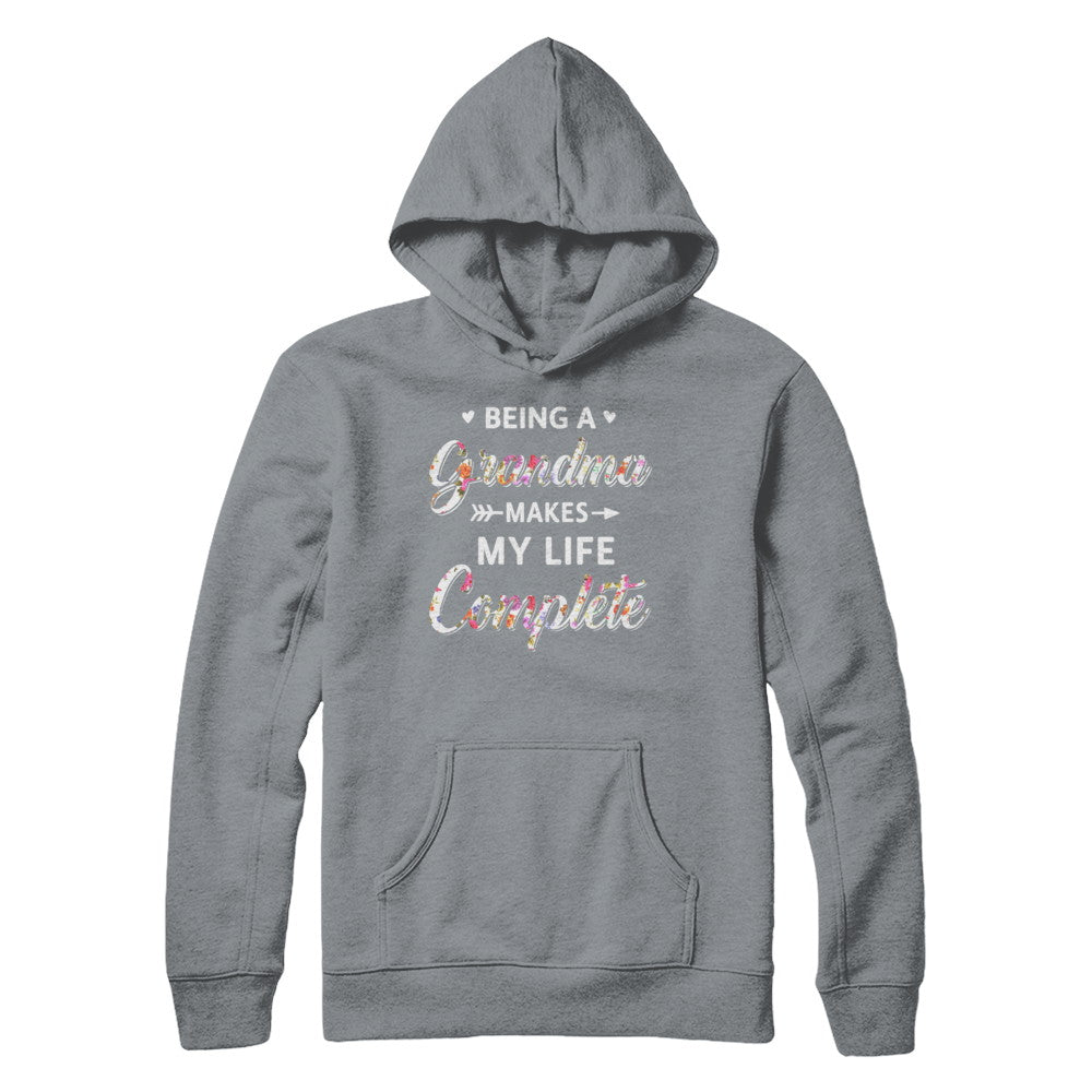 Being A Grandma Makes My Life Complete Mothers Day T-Shirt & Hoodie | Teecentury.com