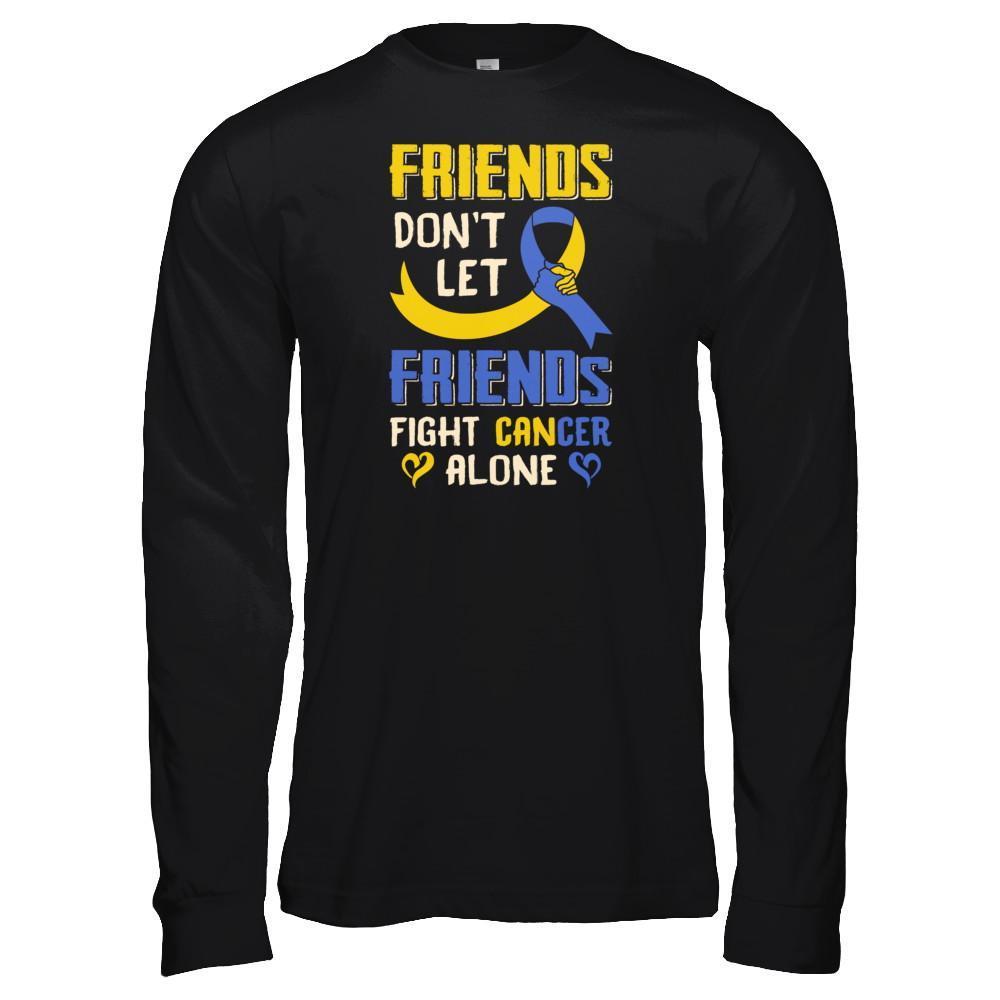 Friends Don't Let Friends Fight Cancer Alone Down Syndrome Awareness T-Shirt & Tank Top | Teecentury.com