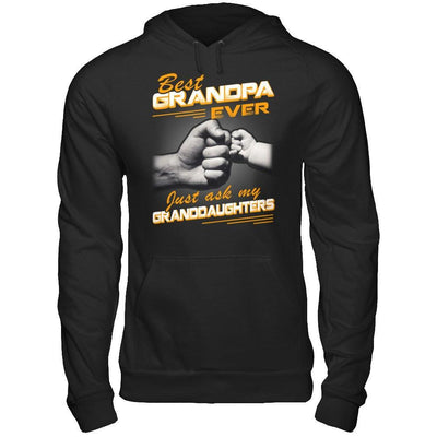 Best Grandpa Ever Just Ask My Granddaughters T-Shirt & Hoodie | Teecentury.com