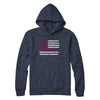 Fight Burgundy Ribbon US Flag Multiple Myeloma Awareness T-Shirt & Hoodie | Teecentury.com