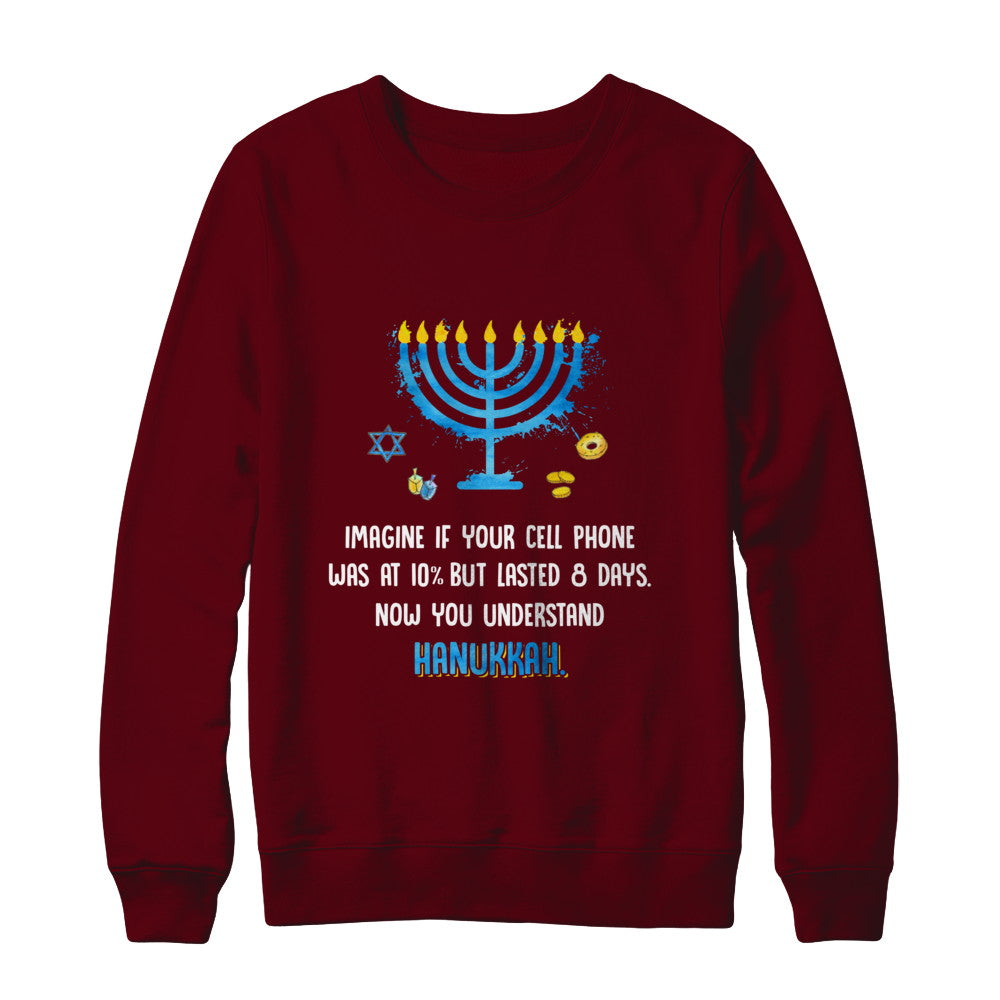 Funny Quote Sarcastic Hanukkah Chanukah Cellphone Gift T-Shirt & Sweatshirt | Teecentury.com
