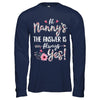 At Nanny's The Answer Is Always Yes Floral Mothers Day Gift T-Shirt & Hoodie | Teecentury.com