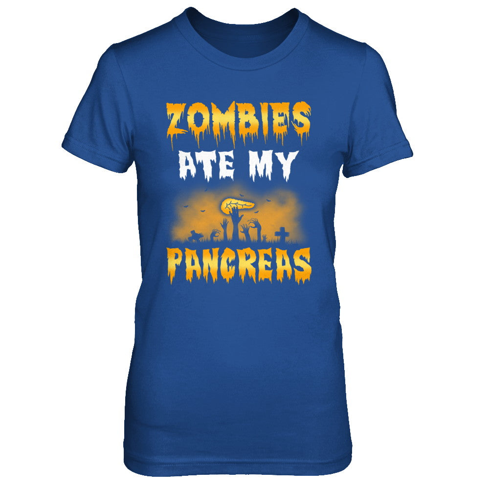 Zombies Ate My Pancreas Halloween Costume T-Shirt & Hoodie | Teecentury.com