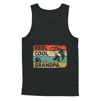 Vintage Reel Cool Grandpa Fish Fishing Fathers Day T-Shirt & Hoodie | Teecentury.com