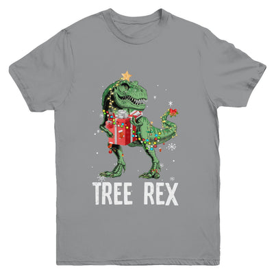 Christmas Tree For Kids Boys T Rex Dinosaur Xmas Gifts Youth Youth Shirt | Teecentury.com