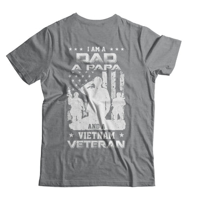 I'm A Dad A Papa And A Vietnam Veteran T-Shirt & Hoodie | Teecentury.com