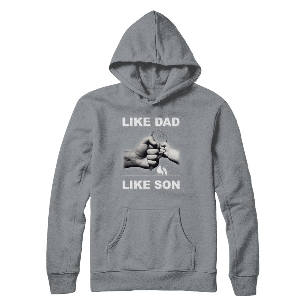 Like Dad Like Son Fishing Fish Fathers Day T-Shirt & Hoodie | Teecentury.com